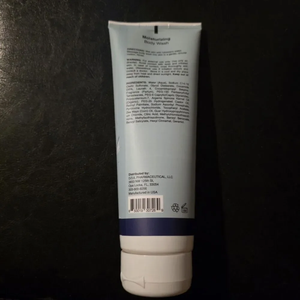 Dzul Moisturizing Body Wash 8oz Tube ~ BRAND NEW SEALED